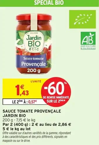 Promotion Exclusives de 8
Jardin bio : Découvrez l'Offre incontournable