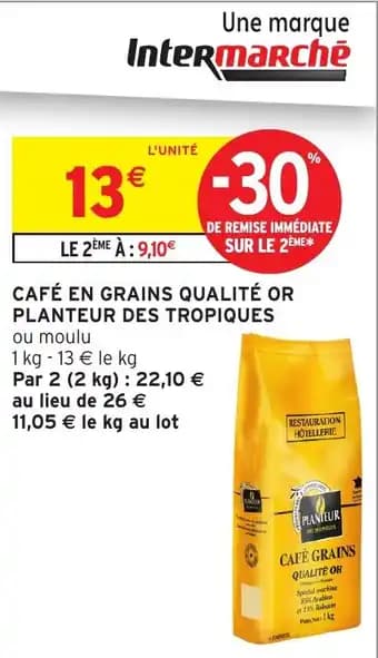 Promotion Exclusives de 12
En grains : Découvrez l'Offre incontournable