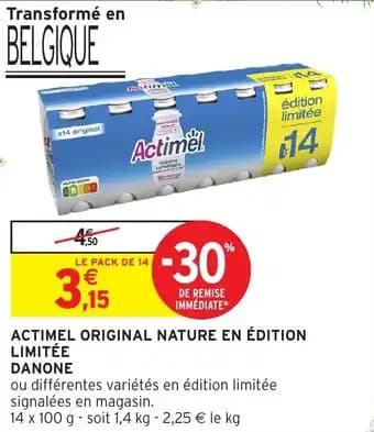 Promotion Exclusives de 5
Actimel : Découvrez l'Offre incontournable