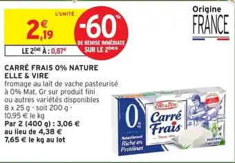 Promotion Exclusives de 4
Carré frais : Découvrez l'Offre incontournable