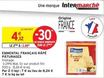 Promotion Exclusives de 12
Emmental français : Découvrez l'Offre incontournable