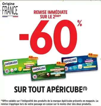 Promotion Exclusives de 4
Apéricube : Découvrez l'Offre incontournable