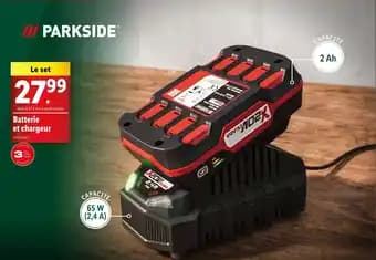 Parkside batterie et chargeur