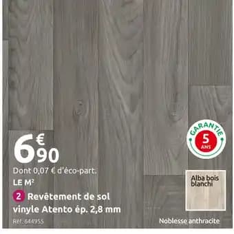 Promotion Exclusives de 7
Sol pvc : Découvrez l'Offre incontournable