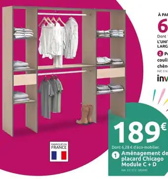 Aménagement de placard Chicago