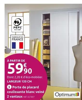 Promotion Exclusives de 1
Porte de placard : Découvrez l'Offre incontournable
