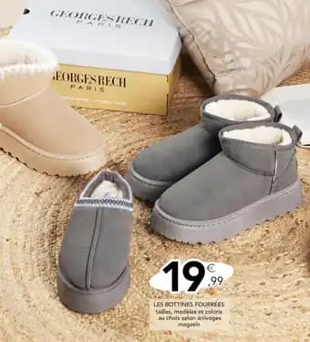 Georges Rech Les bottines fourrées