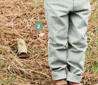 EAGLEWOOD Le pantalon avec ceinture