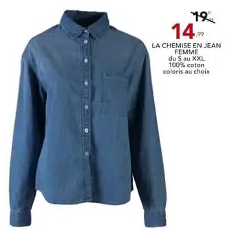 LEE COOPER La chemise en jean femme