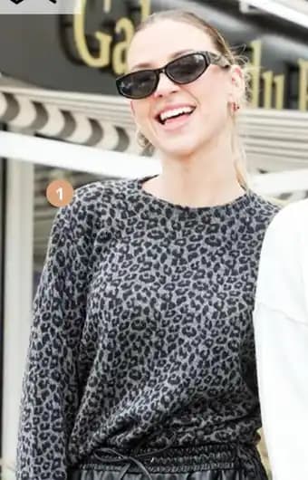 LA CITY Le pull imprimé