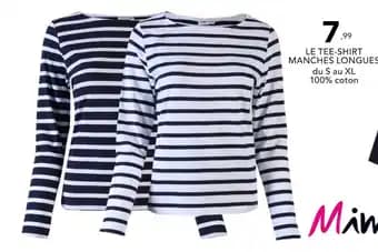 Le tee-shirt manches longues