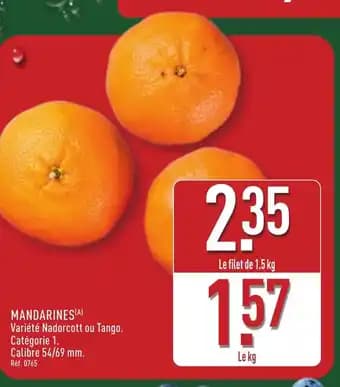 Promotion Exclusives de 3
Mandarines : Découvrez l'Offre incontournable