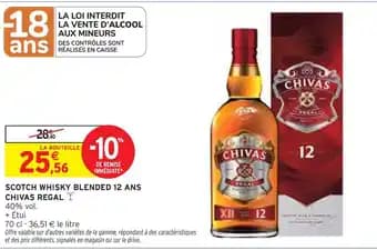 Promotion Exclusives de 4
Chivas Regal : Découvrez l'Offre incontournable