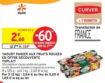 Promotion Exclusives de 3
Yaourt panier : Découvrez l'Offre incontournable