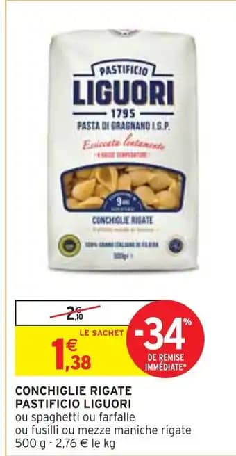 PASTIFICIO LIGUORI Conchiglie rigate