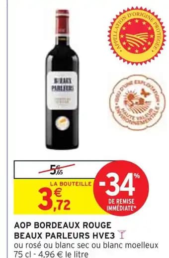 Promotion Exclusives de 74
Aop rouge : Découvrez l'Offre incontournable