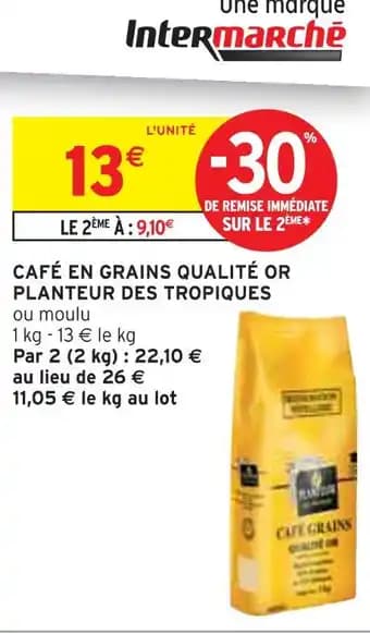 Promotion Exclusives de 20
En grains : Découvrez l'Offre incontournable