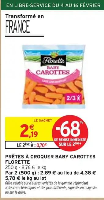 Promotion Exclusives de 21
Florette : Découvrez l'Offre incontournable