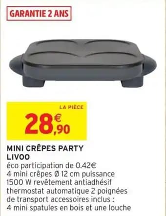 Promotion Exclusives de 6
Crêpes party : Découvrez l'Offre incontournable