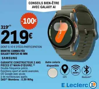Promotion Exclusives de 6
Montre connectée : Découvrez l'Offre incontournable