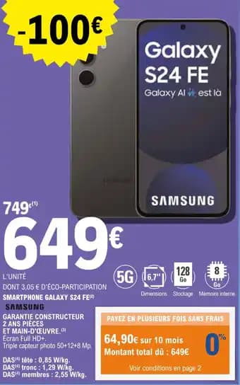 Promotion Exclusives de 10
Galaxy : Découvrez l'Offre incontournable