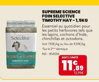 SCIENCE SELECTIVE Supreme science foin selective timothy hay