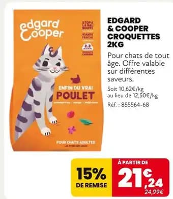 EDGAR AND COOPER Croquettes 2kg