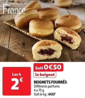 Promotion Exclusives de 2
Beignets fourrés : Découvrez l'Offre incontournable