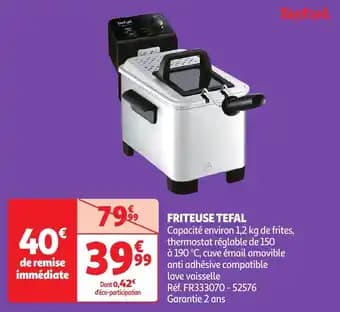 Promotion Exclusives de 20
Friteuse : Découvrez l'Offre incontournable