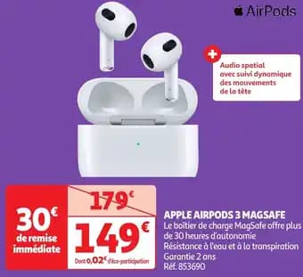 Promotion Exclusives de 3
Airpods : Découvrez l'Offre incontournable