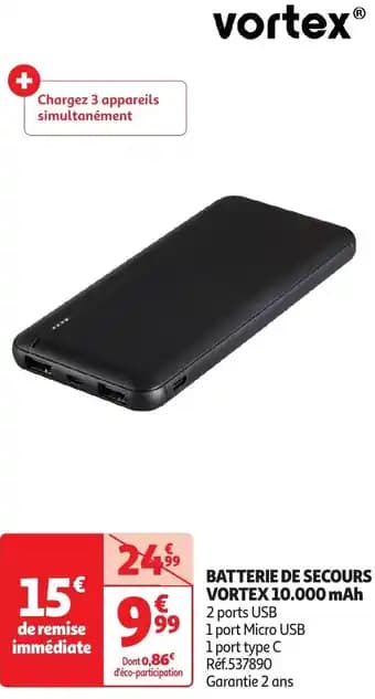 Promotion Exclusives de 1
Batterie de secours : Découvrez l'Offre incontournable