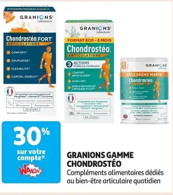 GRANIONS Gamme chondrostéo