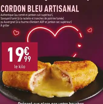 Promotion Exclusives de 14
Cordon bleu : Découvrez l'Offre incontournable