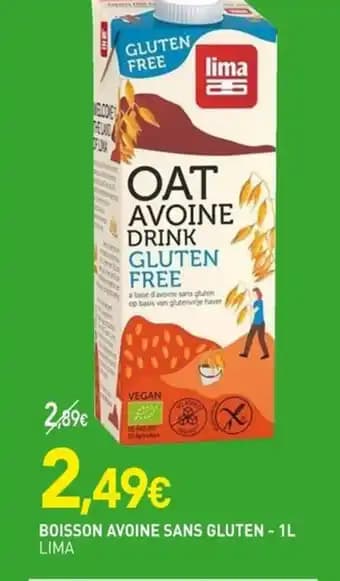 LIMA Boisson avoine sans gluten 1 l