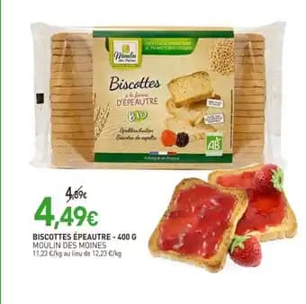 Biscottes épeautre 400 g