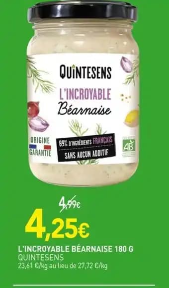 QUINTESENS L'incroyable béarnaise 180 g