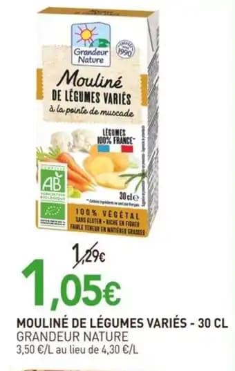 GRANDEUR NATURE Mouliné de légumes variés