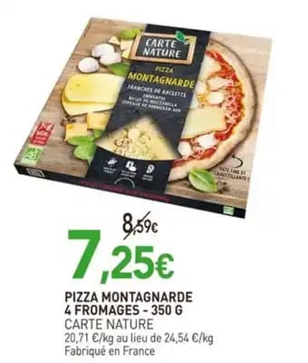 Pizza montagnarde 4 fromages 350 g