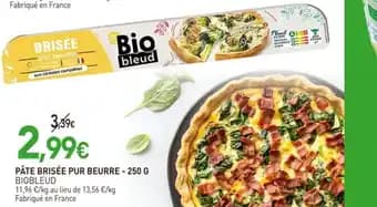 Pâte brisée pur beurre 250 g