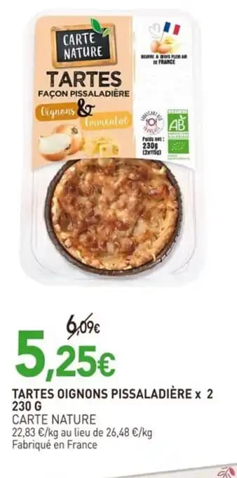 Tartes oignons pissaladière x 2 230 g