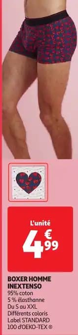 Boxer homme inextenso XXL