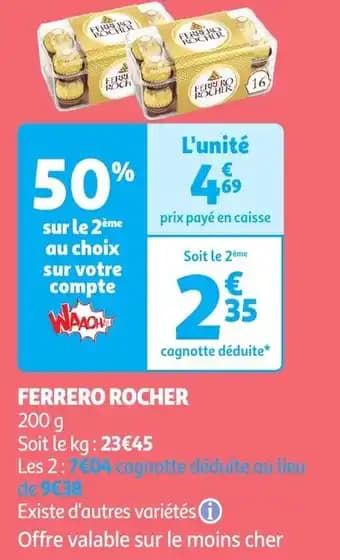 Promotion Exclusives de 7
Rocher : Découvrez l'Offre incontournable