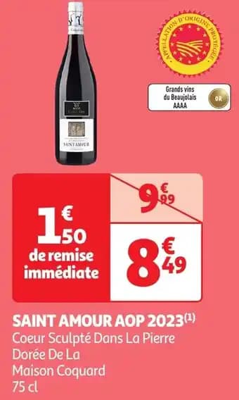 Promotion Exclusives de 2
Saint-Amour : Découvrez l'Offre incontournable