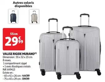 Valise rigide murano 55 cm