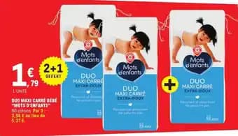 Promotion Exclusives de 1
Maxi carré bébé : Découvrez l'Offre incontournable