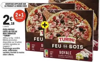 Promotion Exclusives de 1
Pizza royale : Découvrez l'Offre incontournable