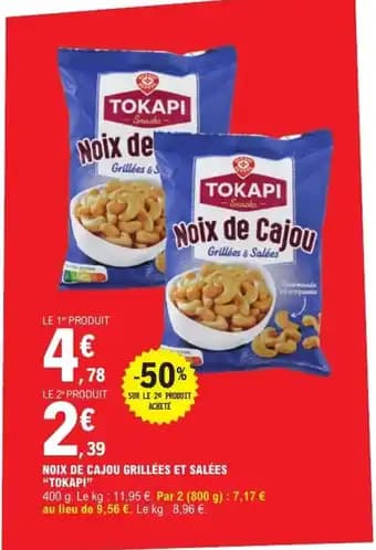 Promotion Exclusives de 3
Cajou : Découvrez l'Offre incontournable
