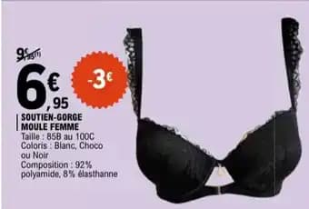 Soutien-gorge moule femme