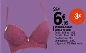 Soutien-gorge moule femme