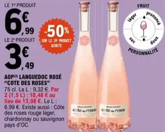 Promotion Exclusives de 2
Aop languedoc rosé : Découvrez l'Offre incontournable